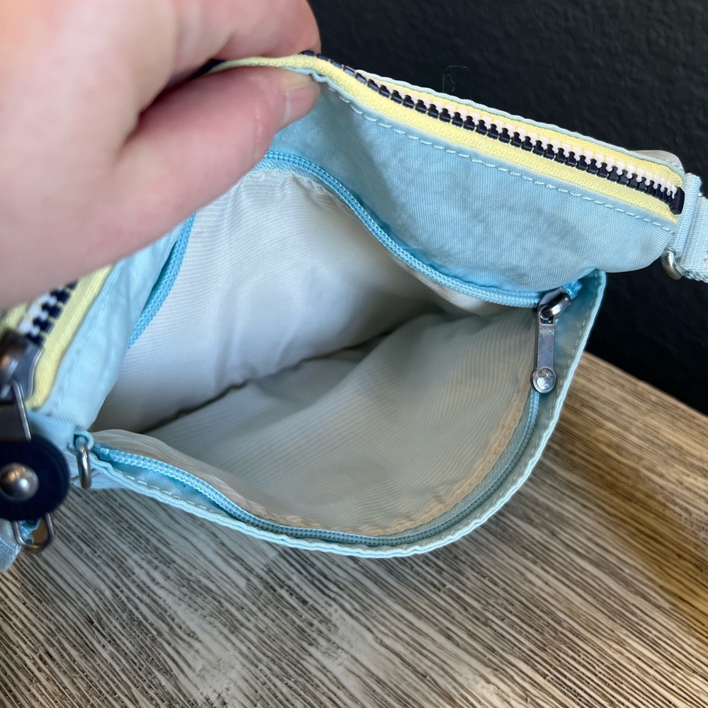 Kipling Sebastian Sky Blue Crossbody Bag - Picture 4 of 12